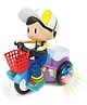 YAMAMA Stunt Tricycle Bump and Go Toy with 4D Lights - Multicolor