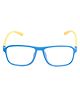 Spiky Silica Gel Square Blue Block Frame - Blue