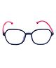 Spiky Silica Gel Oval Blue Block Frame - Pink