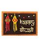 Kalacaree Lantern Theme Diwali Magnet - Brown