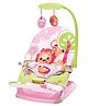 Mastela Fold Up Infant Seat with Overhead Toys Animal Print - Pink