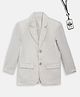Blue Giraffe Full Sleeves Solid Blazer - Beige