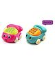 VWorld Friction Powered Musical Telephone Car Toy Pack of 2 - Multicolour