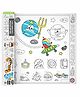 Inkmeo Solar System Giant Reusable Colouring Poster - White