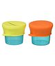 Boon Snug Snack Container and Silicone Lid Pack of 2 - Multicolor