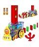 Fiddlerz Domino Train Toy with Blocks Set for Kids Educational Game with Light & Sound Stacking Toy for 3-7 Year Old Toys for Kids (Battery Included) 40 Pieces
