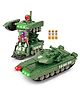Fiddlerz Automatic Deformation Bump & Go Function Army Tank with Light & Music - (Color May Vary)