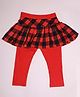 The Sandbox Clothing Co Checked Skeggings - Red