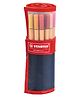 STABILO point 88 Finliners Rollerset Pack of 25 - Multicolour