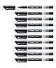 Stabilo Sensor M Ball Pen Pack of 10 - Black 