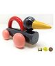 A&A Kreative Box Wooden Pogu Penguin Push And Go Toy - Black 