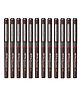 ROTRING 0.2mm Line Thickness Tikky Graphic Fineliner Pack of 12 - Black