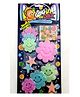 YAMAMA Glow in The Dark Fluorescent Galaxy & Smiley Stickers - Multicolor