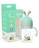R for Rabbit Snozzy Baby Spout Sippy Cup Bottle 240 ML Soft Silicon Spout for Baby Kids of 6 Months +| Green
