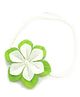 Mi Dulce An'ya Flower Rakhi - Green and White
