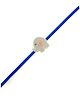 Mi Dulce An'ya Elephant Rakhi - Grey and Blue