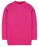 RVK Full Sleeves Solid Colour Sweater - Pink