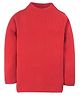 RVK Full Sleeves Solid Colour Sweater - Red