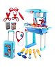 Toyshine 2 in 1 Doctor Set With Trolley - Blue