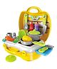 Toyshine Kitchen Cooking Set With Carry Case Pack Of 26 - Yellow