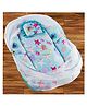 Mittenbooty Mosquito Net Bedding with Pillow in Velvet Sea Print - Blue