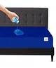 Mattress Protector Water Proof Breathable Stretchable Fitted 84 x 78 Inch for Double Bed King Size with Elastic Strap Water Resistant Ultra Soft Hypoallergenic Bed Cover Royal Blue
