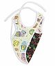 SuperBottoms Printed Apron Style Reversible Bib with Crumb Catcher - Multicolor