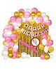 Crackles Birthday Balloons Combo Pack of 65 - Multicolour