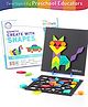 Firstcry Intelliskills Magnetic Create With Shapes STEM Puzzle 300 Patterns Learning Toy| Activity & Educational Toy | Construction, Geometry, Problem Solving, Spatial Intelligence I Educator Recommended