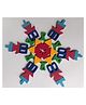 Maniams 3D Wooden Rangoli Puzzles Multicolour - 41 Pieces