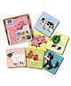 Mini Leaves Set of 6 Farm Animals Jigsaw Puzzle 24 Pieces
