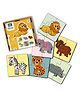 Mini Leaves Set of 6 Wild Animals Jigsaw Puzzle 24 Pieces