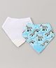 Animal Print Bib with Teether Pack of 2 (Print & Color May Vary)