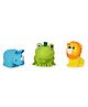 Ratnas Squeezy Animal Bath Toys Pack of 3 - Animal  & Color May Vary