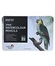Brustro Artists' Watercolour Pencils with Tin Box Set of 72 - Multicolour