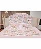 THE LITTLE BOO Giraffe Print Quilt - Pink