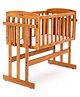  Wooden Cradle with Swing Lock Honey - Light Brown