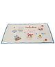 Mee Mee Rubber Mat Happy Bear Print MM-2038A - White And Blue