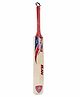 Elan Willow Junior Cricket Bat with Tennis Ball Harrow Size - Red
