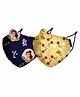 Nirvana Disney Belle & Beauty N Beast Small Face Mask - Pack Of 2