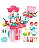 FunBlast Kitchen Play Set With Trolley Carry Case - Pink