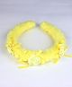 Tia Hair Accessories Fur Hair Band - Yellow