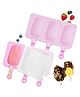 KolorFish Silicone Reusable Ice Pop Makers Pack of 2 - Pink