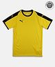 PUMA Half Sleeves LIGA Jersey Jr - Cyber Yellow Black