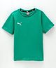 Puma Cotton Knit Half Sleeves teamGOAL 23 Casuals Tee Jr - Green