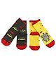 NoFall Anti Slip Robot & Car Design Socks - Multi Color