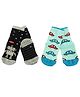 NoFall Anti Slip Robot & Car Design Socks - Multi Color