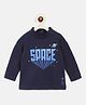 Chicco Full Sleeves Tee Space Print - Dark Blue