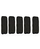 Adore 4 Layered Charcoal Baby Diaper Insert Pack of 5 - Black