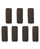 Adore 4 Layered Charcoal Baby Diaper Insert Pack of 7 - Black